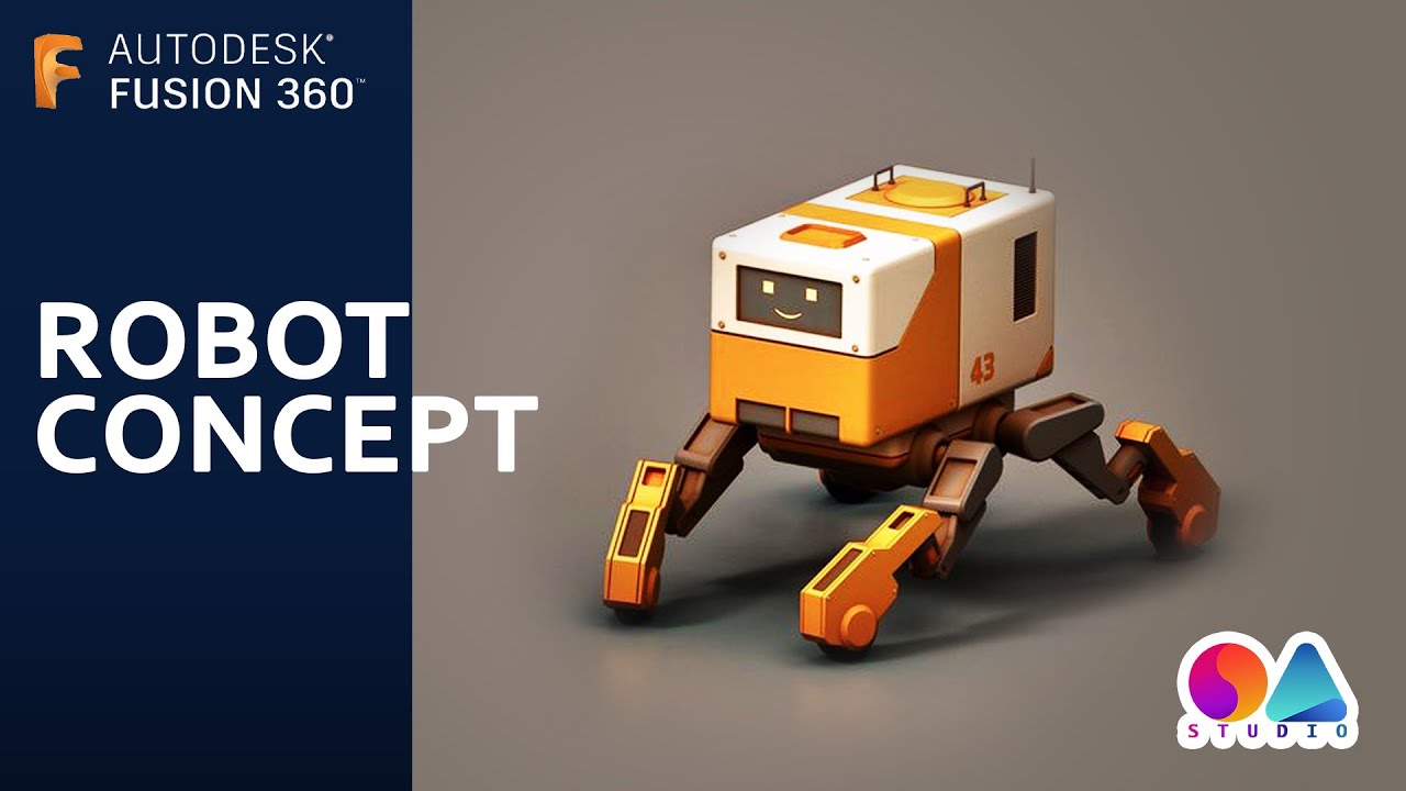 Fusion 360 (Ep 14) - Robot Concept 04