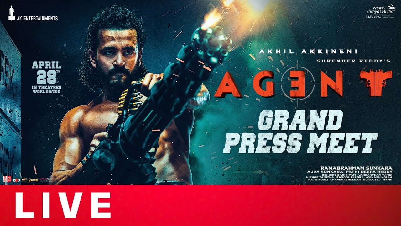 Agent Movie Press Meet LIVE 🛑 | Akhil Akkineni | Mammootty | Surender Reddy | Anil Sunkara