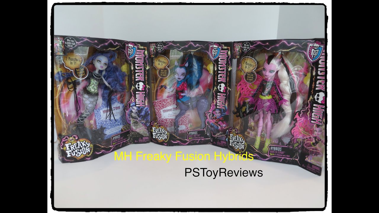 Monster High Bonita Femur Freaky Fusion Hybrids Open Box Doll Toy Review