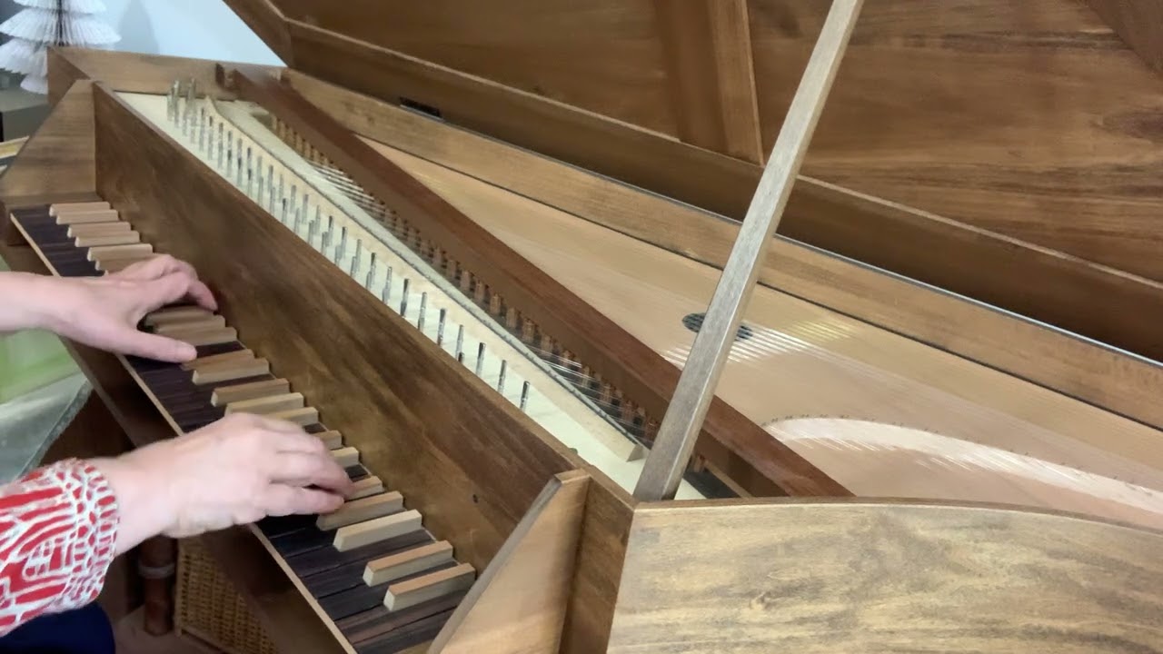 Bach No.9 in E major Prelude, from my spinet practice (The Well-Tempered Clavier Book 1)