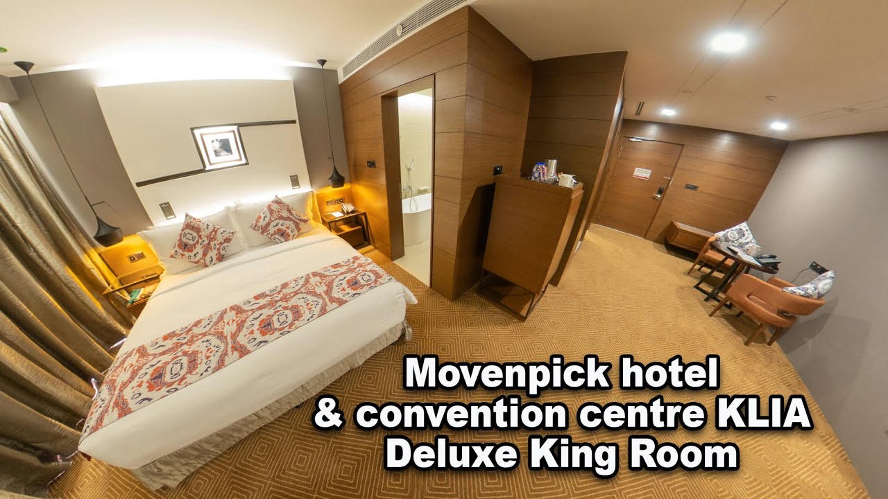 Movenpick hotel and convention centre KLIA Deluxe King Room ( Muslim friendly hotel )
