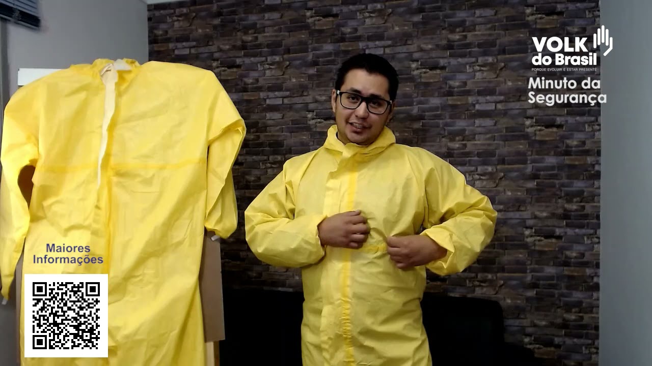 Macacão Covertech 300 - Minuto da Segurança Volk do Brasil