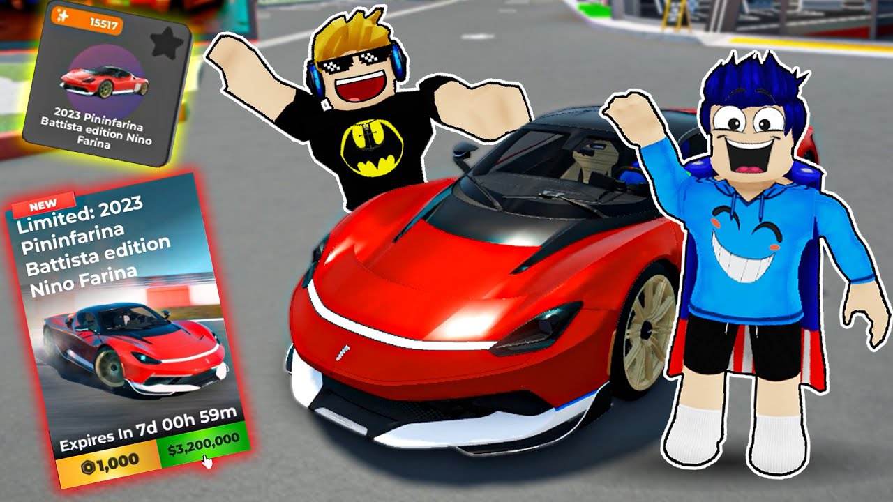 SINIRLI SAYIDA ÜRETİLEN ARABAYI ALDIM 🏁 Roblox