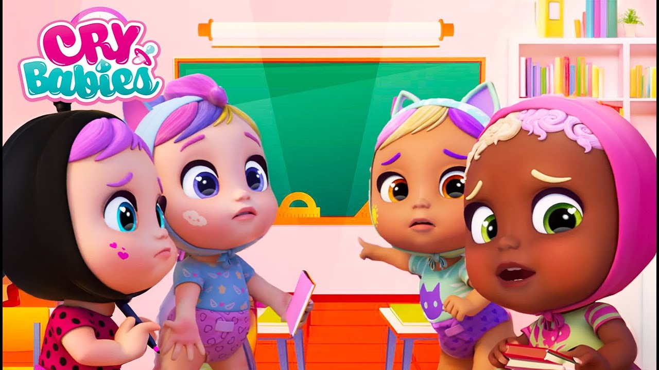 Cry Babies: Na Escola, Enfrentando Seus Medos 😱 | Cry Babies em português | Desenho infantil