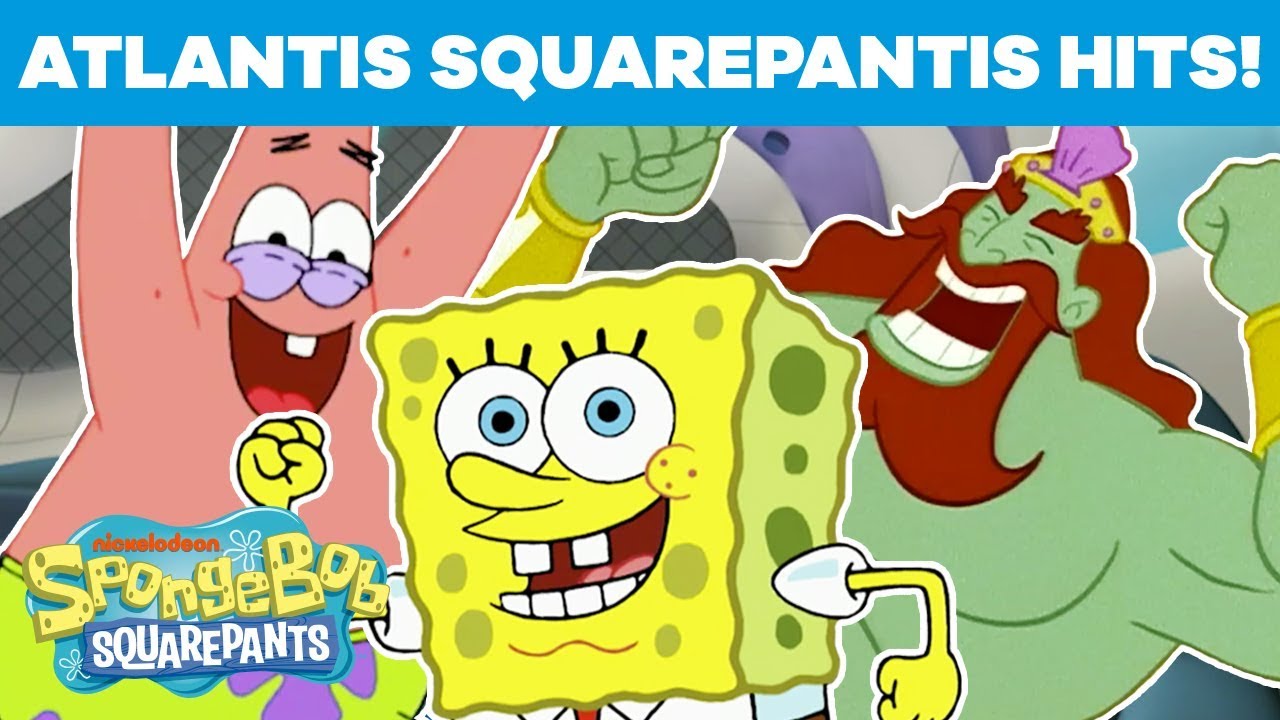 Atlantis SquarePantis Hits! 🎶  | SpongeBob