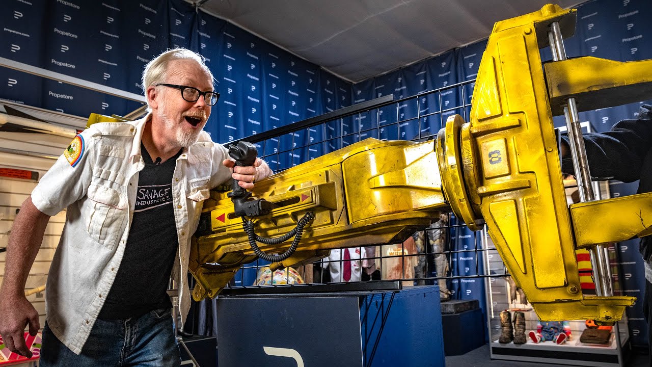 Adam Savage Meets The Original Aliens Power Loader Prop!