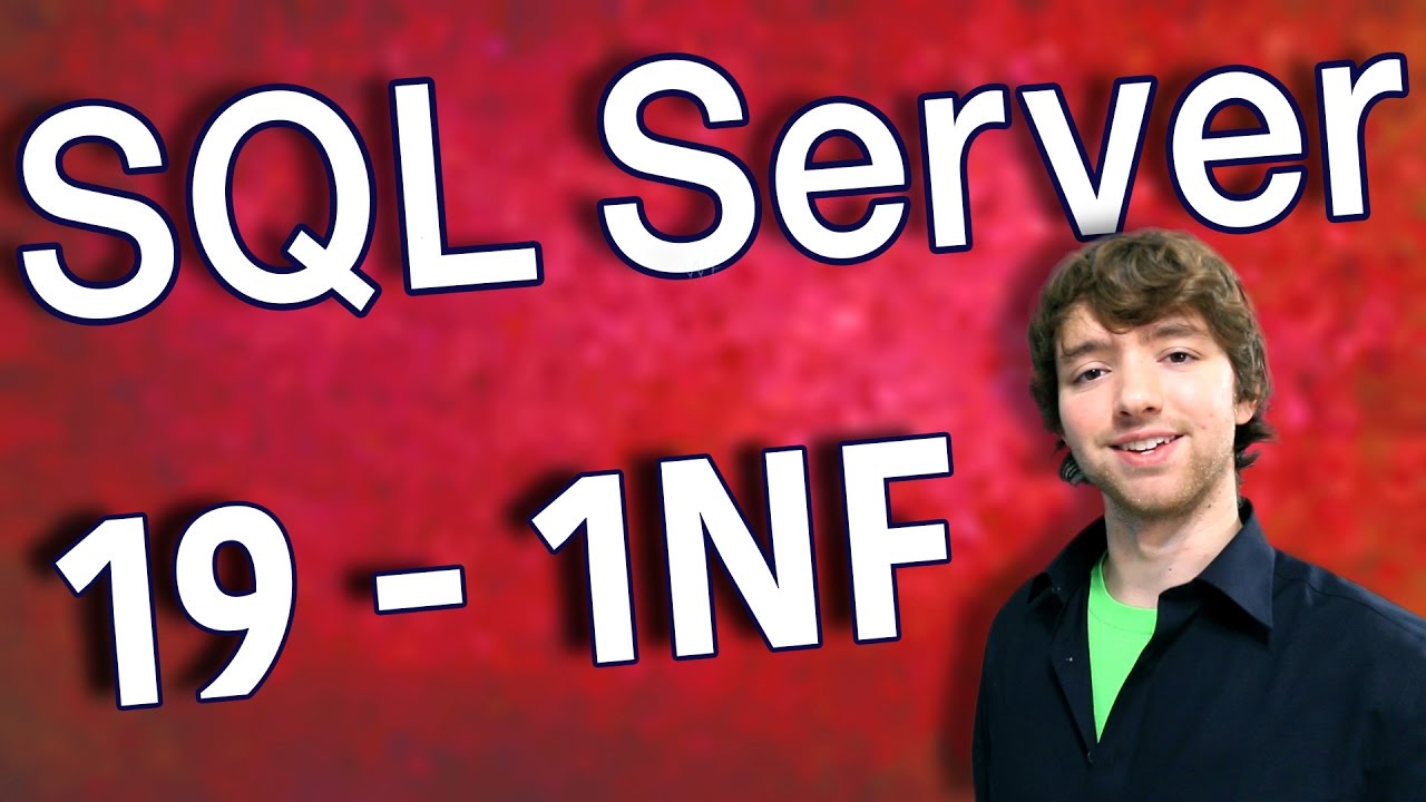 SQL Server 19 - 1NF