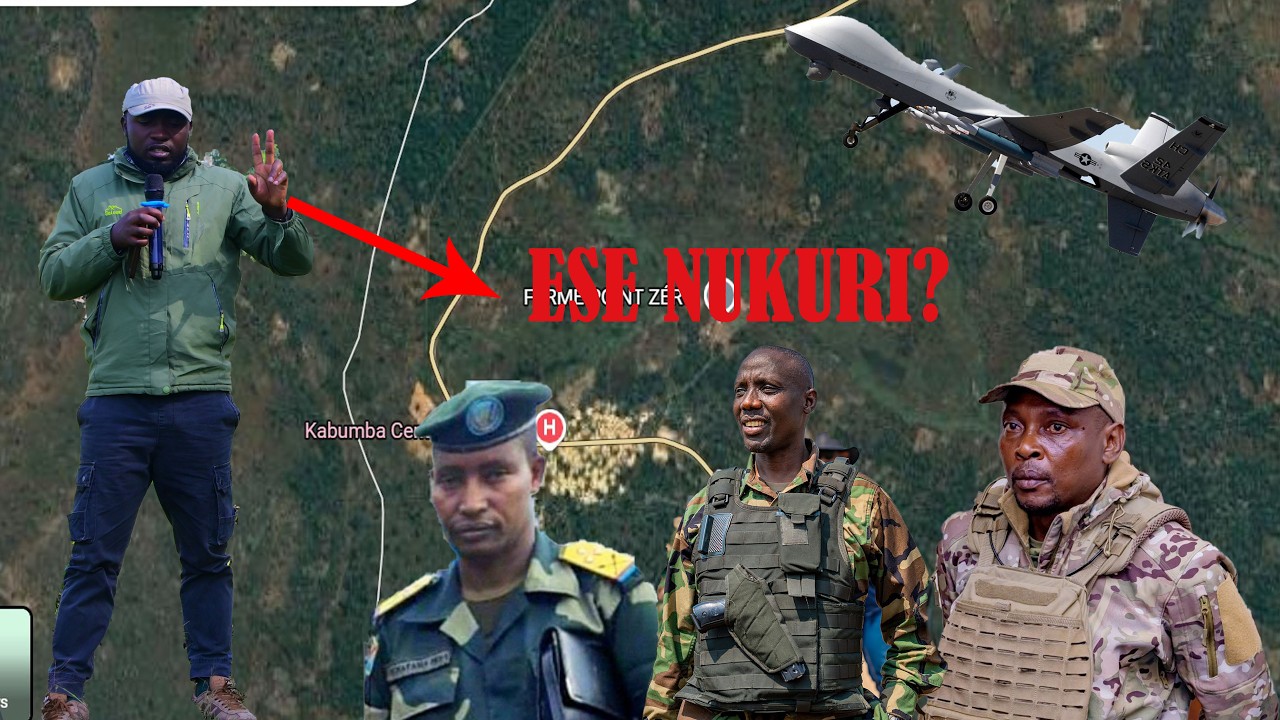 REBA VIDEO  UKO Lt Col WILLY NGOMO YARASHWE NA DRONE NABACANSHURO DORE UKO YAGAMBANIWE