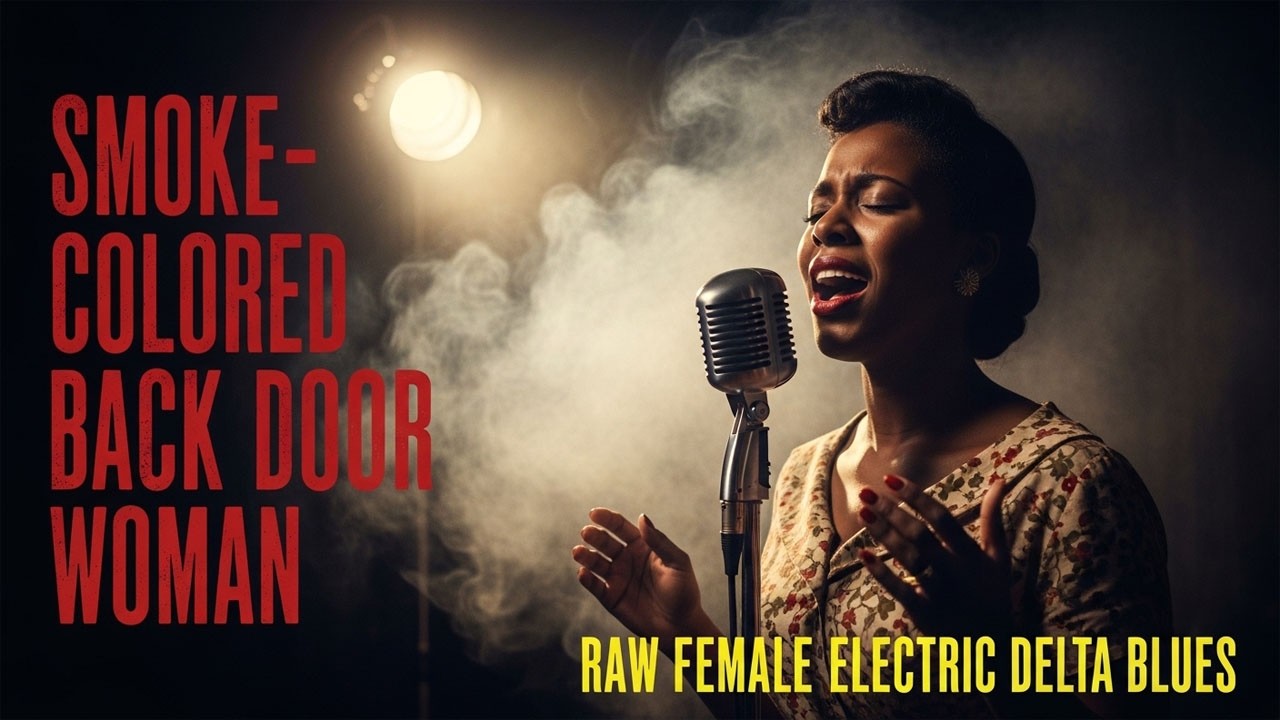 SMOKE-COLORED BACK DOOR WOMAN | Raw Vintage Female Electric Delta Blues (1950s Southern Juke Joint)