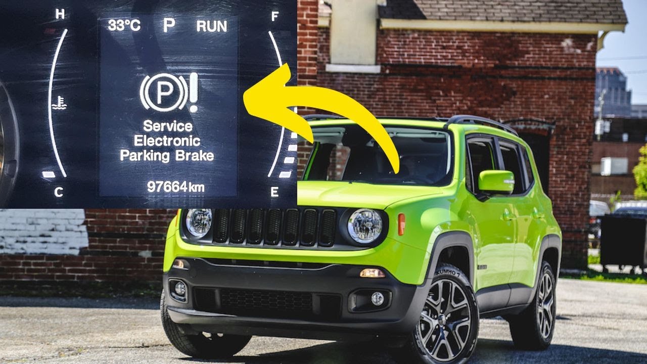 Предупреждение «Обслуживайте электронный стояночный тормоз» в Jeep Renegade