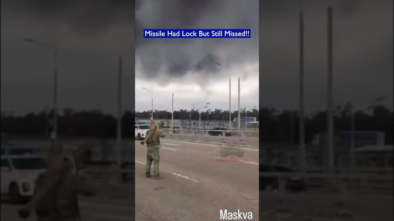 Russian MANPADS Air Defense Missiles Failed to Hit the Drones #shorts