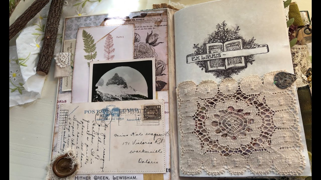 My Spring Junk Journal: A Flip Through with Scripture Reading and Peaceful Music