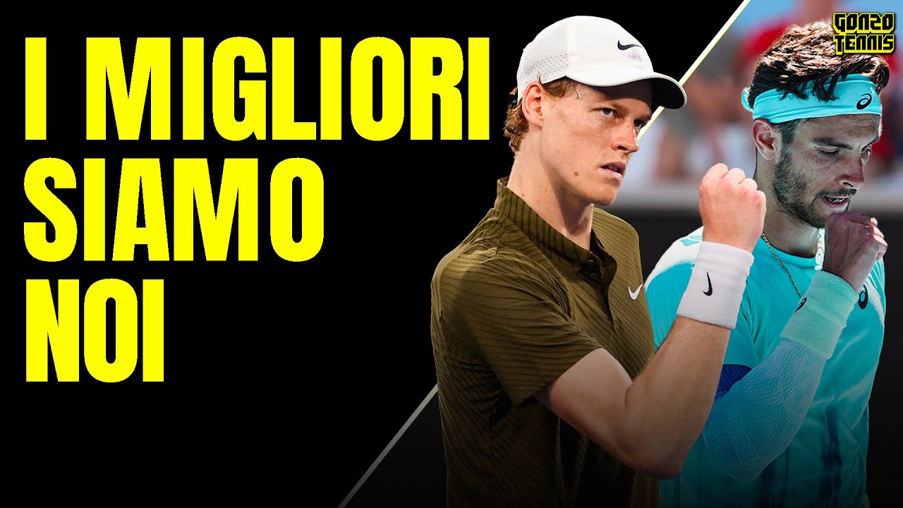 SINNER e MUSETTI: quinto Slam di fila con due italiani ai quarti di finale | Australian Open