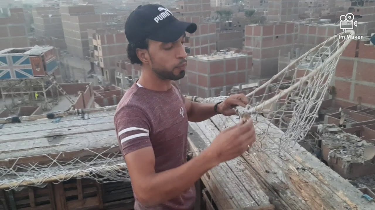 عاشق الحمام كابتن حمو تركيب المضرب بطريقه سحريه لاول مره في مصر