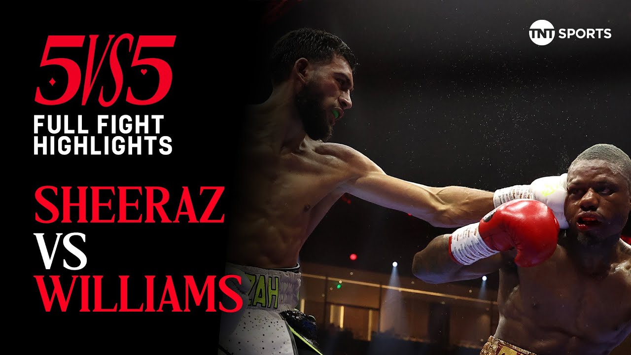 Hamzah Sheeraz vs Ammo Williams Fight Highlights | 5 vs 5: Queensberry vs Matchroom 🥊