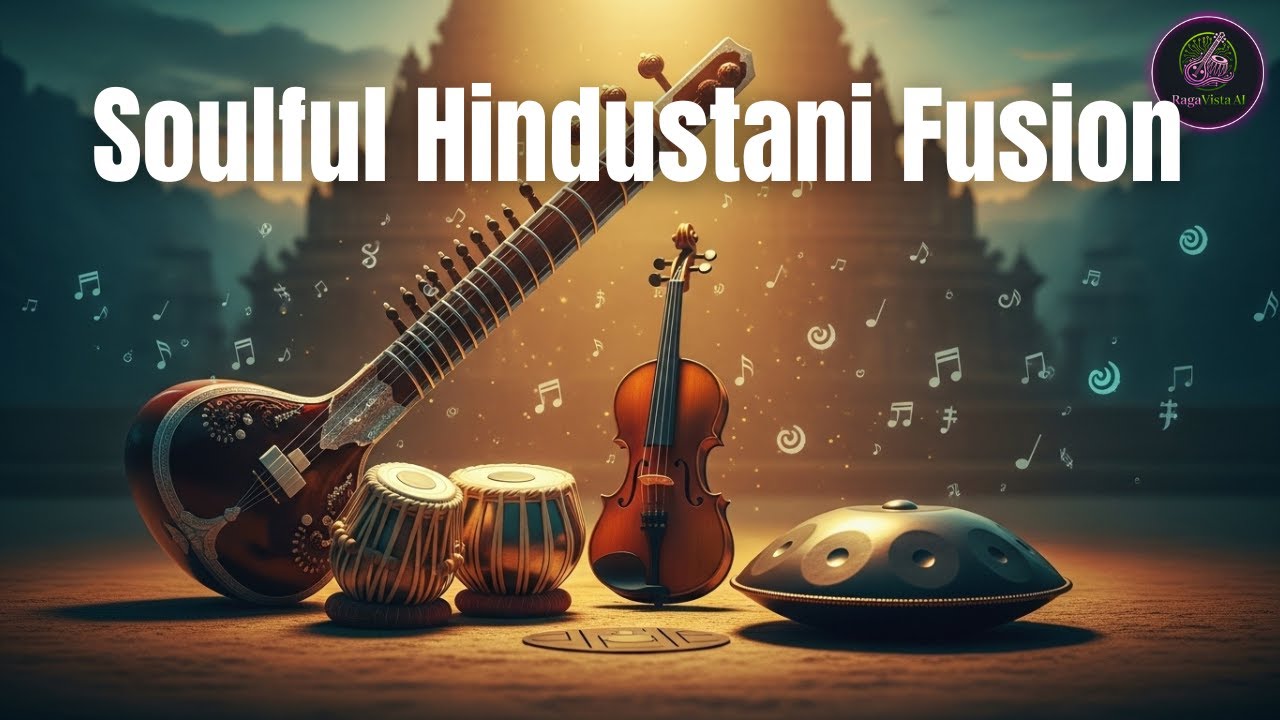 Soulful Hindustani Fusion | Sitar Violin Tabla Handpan Meditation Music