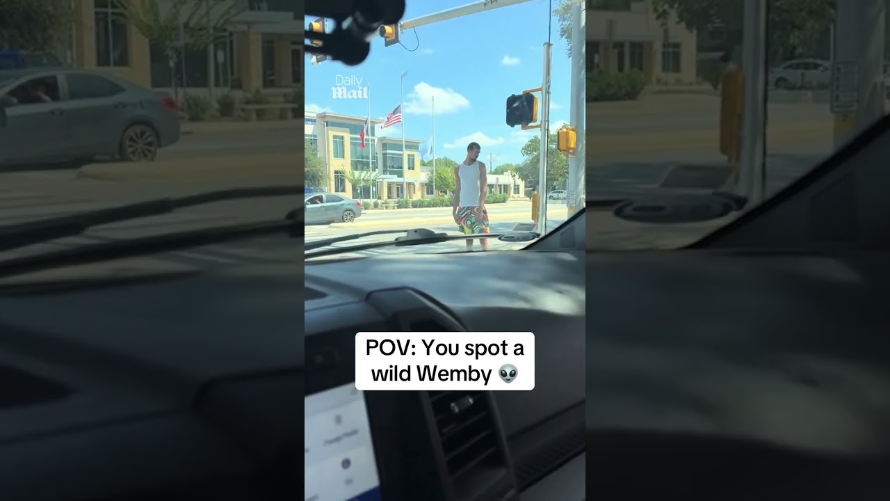 Spotting Wemby in the wild gotta be crazy 😭 🎥: / TT #basketball #nba #wemby #spurs #sanantonio