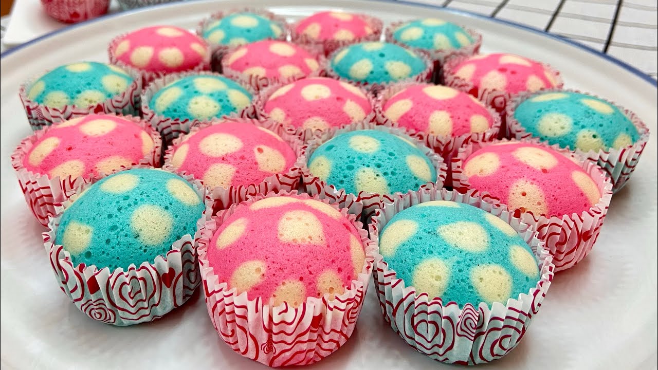 Apam Polkadot | Tips Apam Polkadot Lembut Gebu Sukatan Cawan