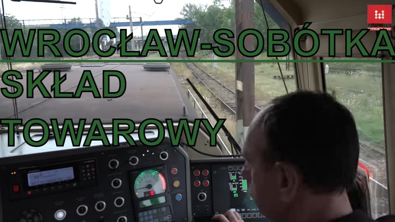 #Pociag do Sob&oacute;tki. Dawna linia kolejowa z Wrocławia do Sob&oacute;tki. Prędkość 25 km/h #pociąg #towarowy