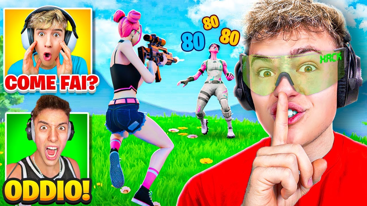 SCHERZO del FINTO PRO ai MIEI AMICI con il SIMPLE EDIT e HACK! su Fortnite