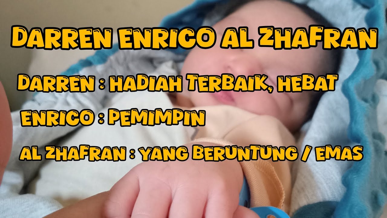 BISMILLAH.. AQIQAH ADIK DARREN ENRICO AL ZHAFRAN