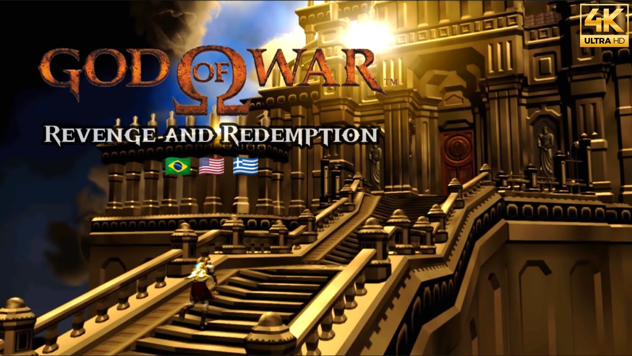 Revenge and Redemption | Lyrics ENG & PT - BR | God of War I - Soundtrack | 4K 60FPS