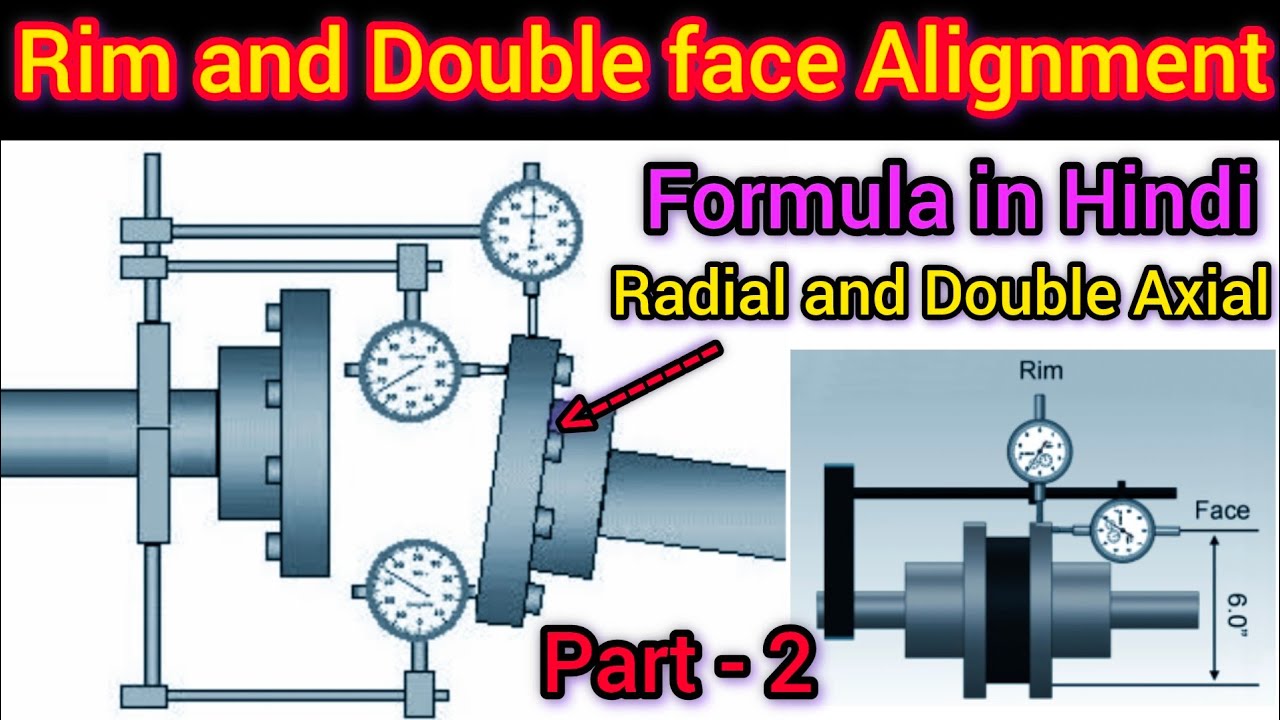 Rim and double face alignment | alignment formula in Hindi | double axial alignment | alignment