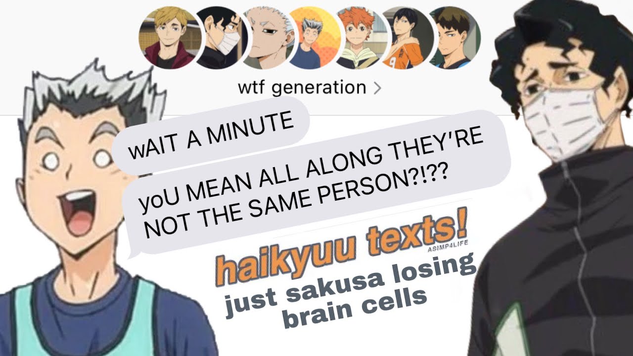 HAIKYUU TEXTS: A LOOK INTO THE MONSTER GENERATION'S GROUP CHAT