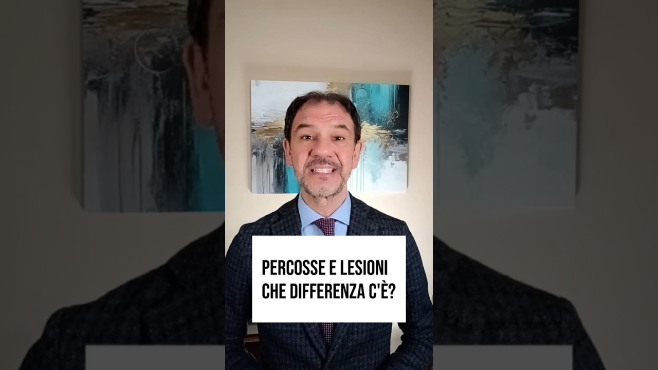 PERCOSSE e LESIONI: Le Differenze #shorts