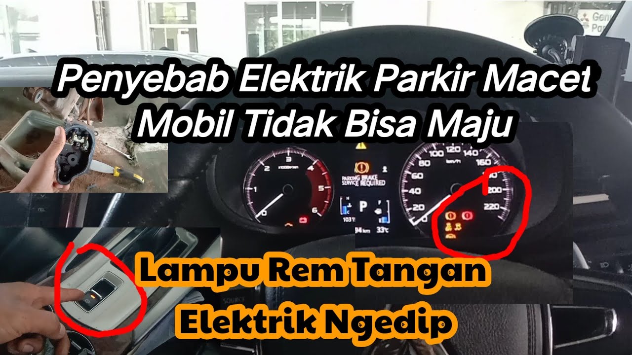 PENYEBAB REM TANGAN MACET/REM TANGAN ELEKTRIK MACET || All New Pajero Sport