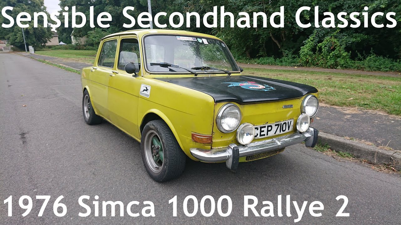 Sensible Secondhand Classics: 1976 Simca 1000 Rallye 2 - Lloyd Vehicle Consulting