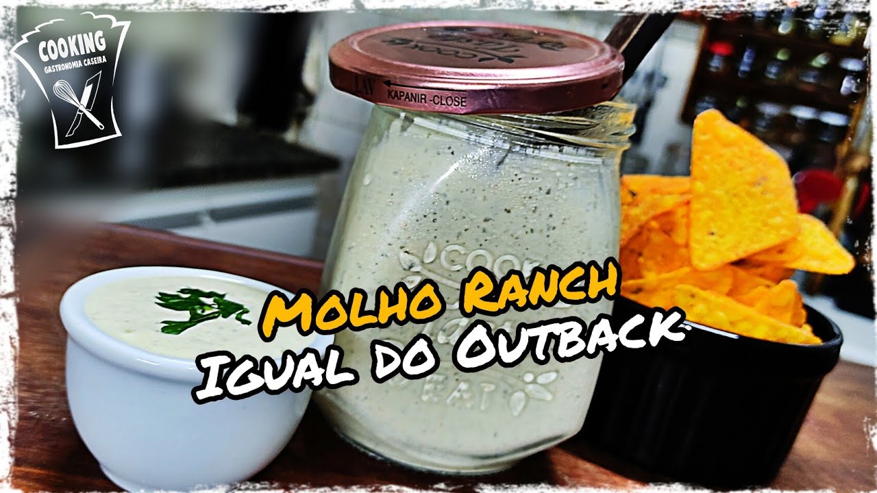 COMO FAZER O MOLHO RANCH DO OUTBACK - RÁPIDO E FÁCIL - PARA SEU NEGÓCIO #120