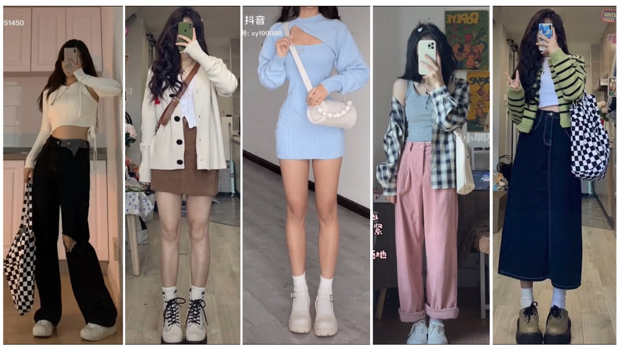 OUTFITS PHỐI ĐỒ MÙA THU ĐÔNG NĂNG ĐỘNG SIÊU DỄ -XINH CHO CÁC CÔ GÁI || 01👒
