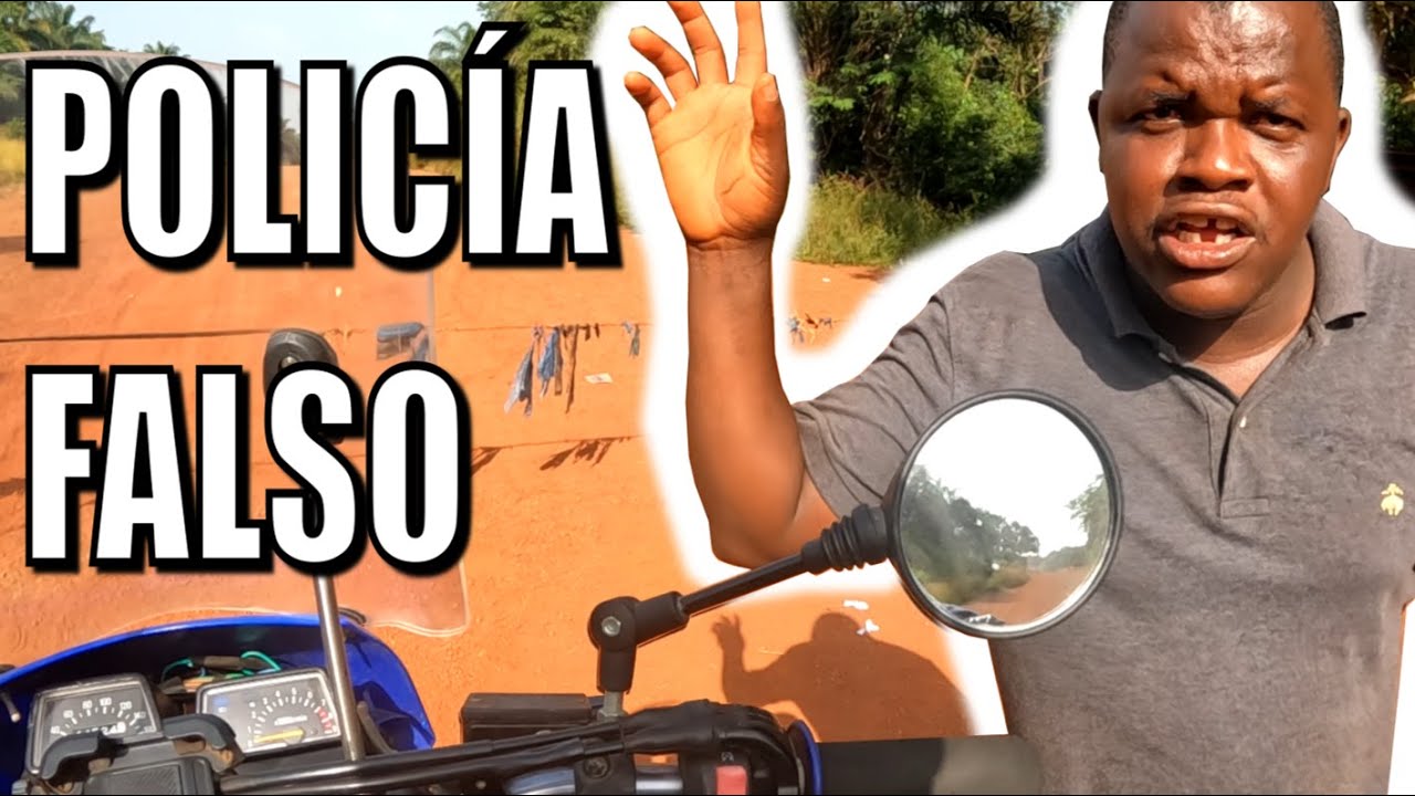 África #39 POLICÍA FALSO ME CORTA EL PASO. Sierra Leona en moto.