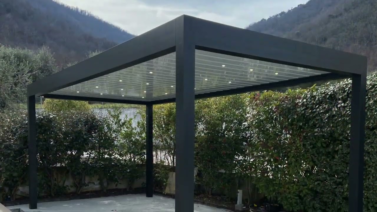 Installazione Pergola bioclimatica Med Joy - Villa a Padova