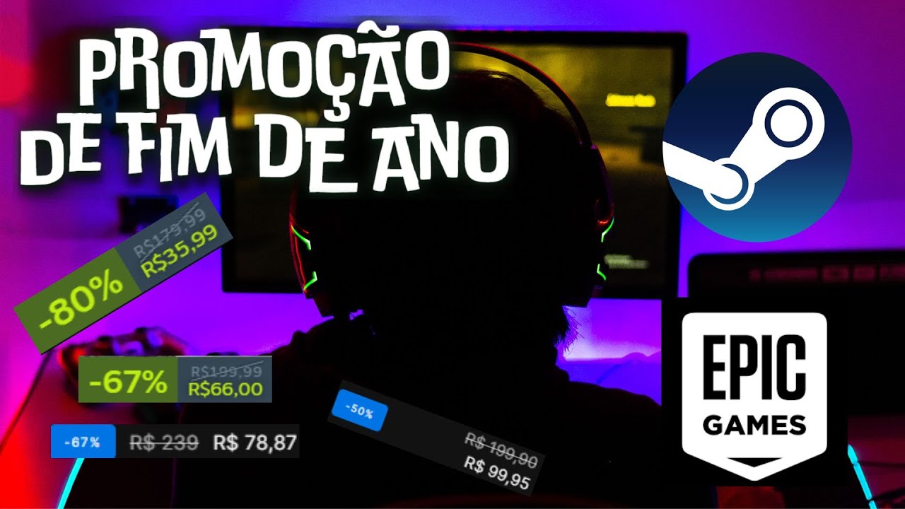 Jogos que voc&ecirc; ama com DESCONTOS INSANOS: at&eacute; 99,9% de desconto na Steam e Epic Games!