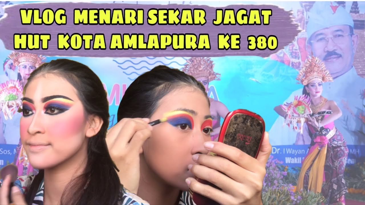 VLOG MENARI SEKAR JAGAT DI TENGAH PANDEMI COVID 19 DALAM ACARA HUT KOTA AMLAPURA KE 380 |TRI UTARINI