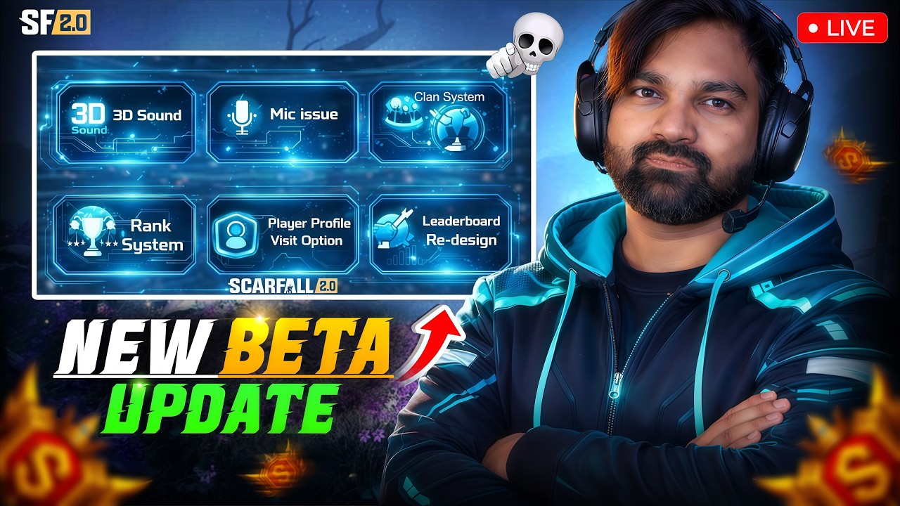 SCARFALL 2.0 LIVE SEASON 4 SCARPAS NEW BETA UPDATE V1.4.3 ALPHA CLUB MEMBER #battleroyalegame