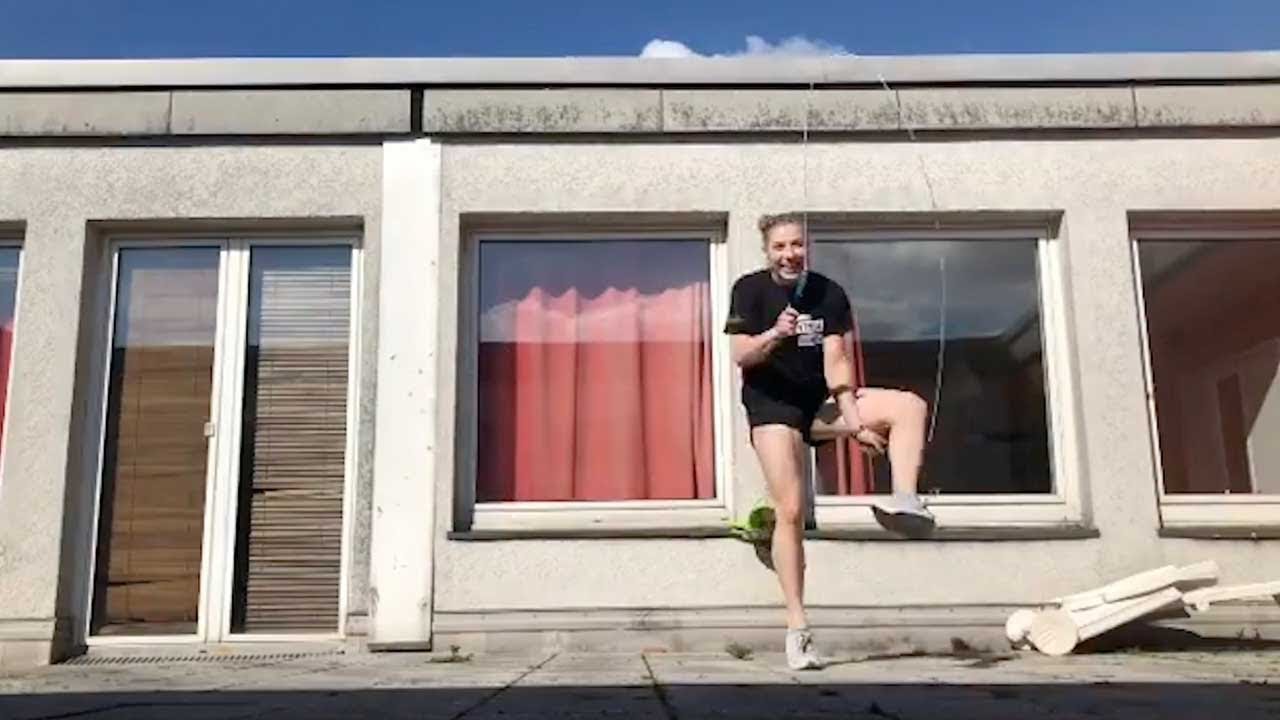 Pro Jump-Rope Athlete Shows Off Skills
