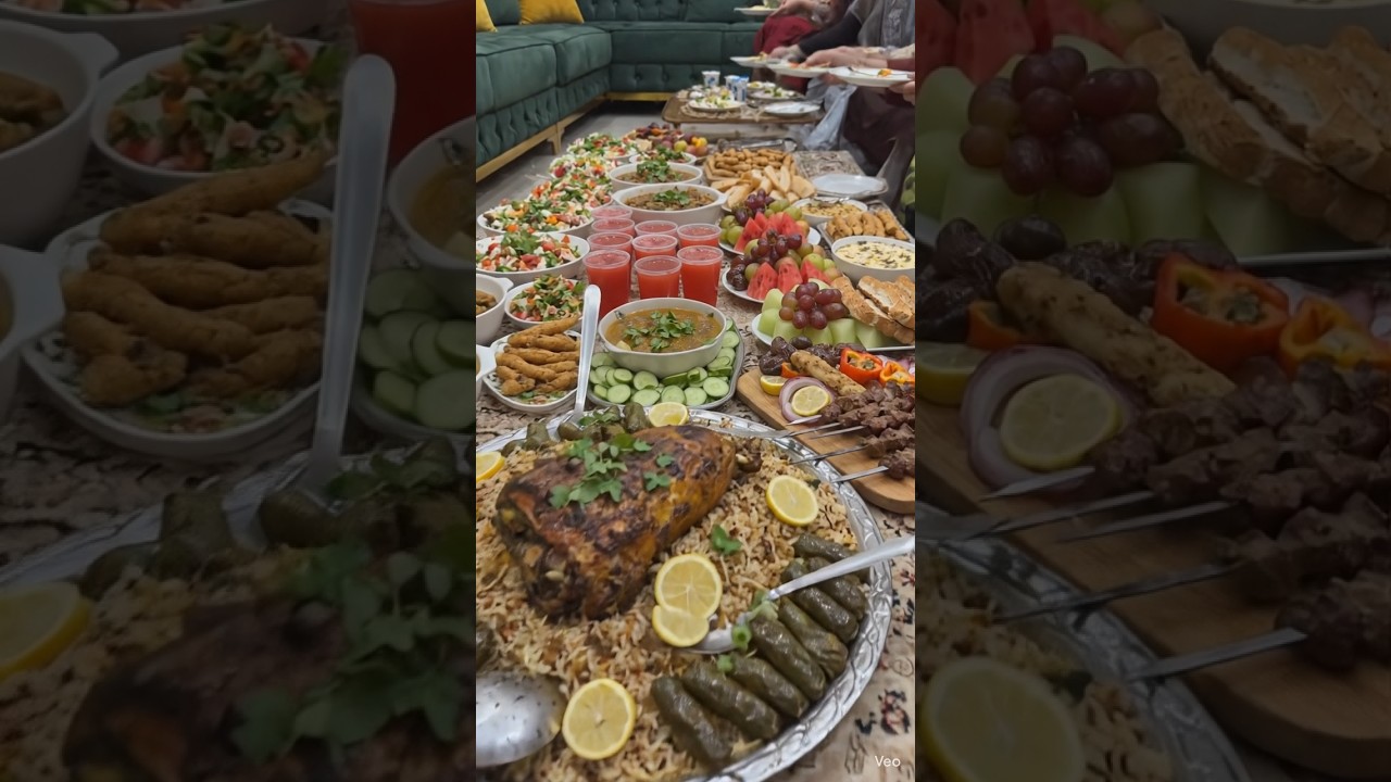 Ramzan iftar parti food video #ramzan#food #ramzanspecial #viralvideo #saudiaarbia #foryou