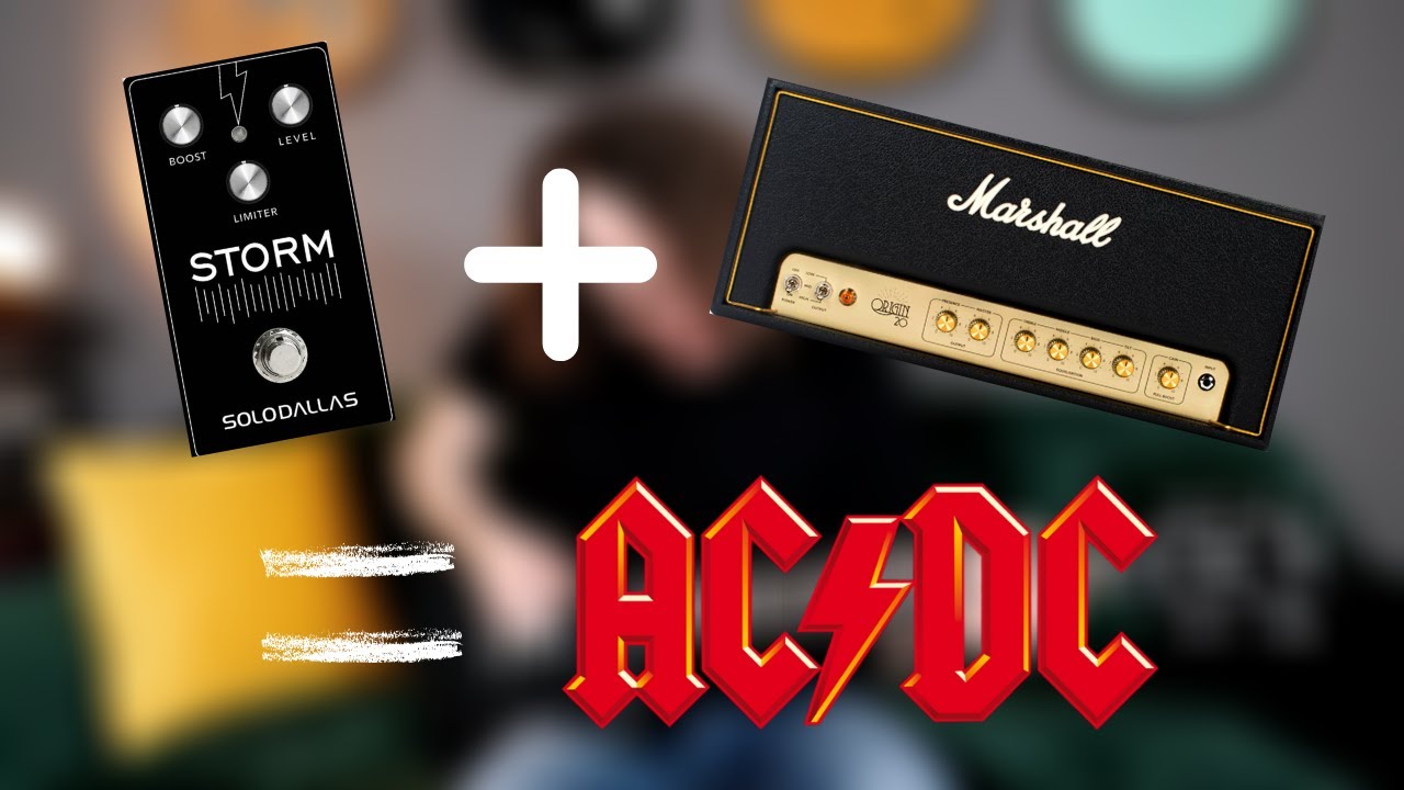 How I Get The AC/DC Tone Using The SoloDallas Storm + Marshall Origin20H
