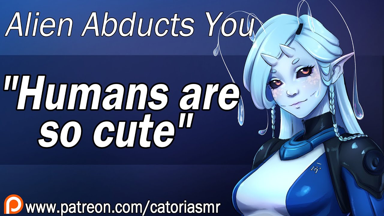 Cute Alien Girl Observes You 