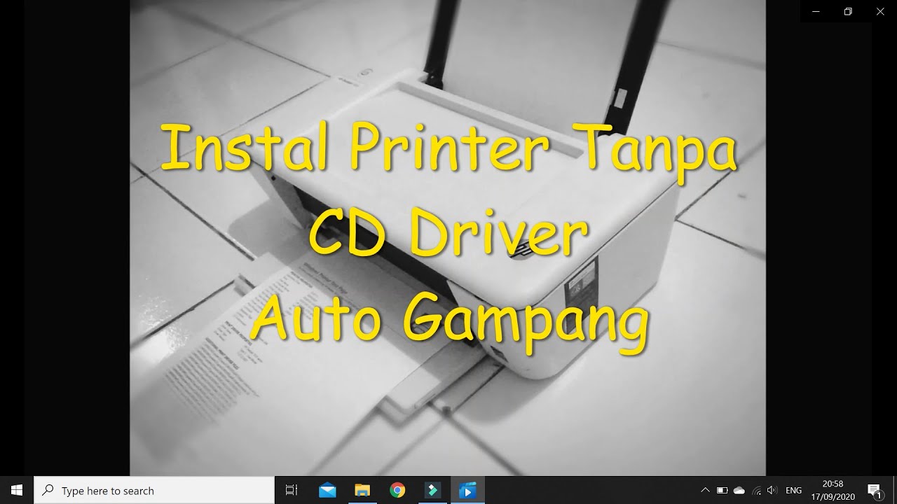 Cara Install Printer Tanpa CD Driver