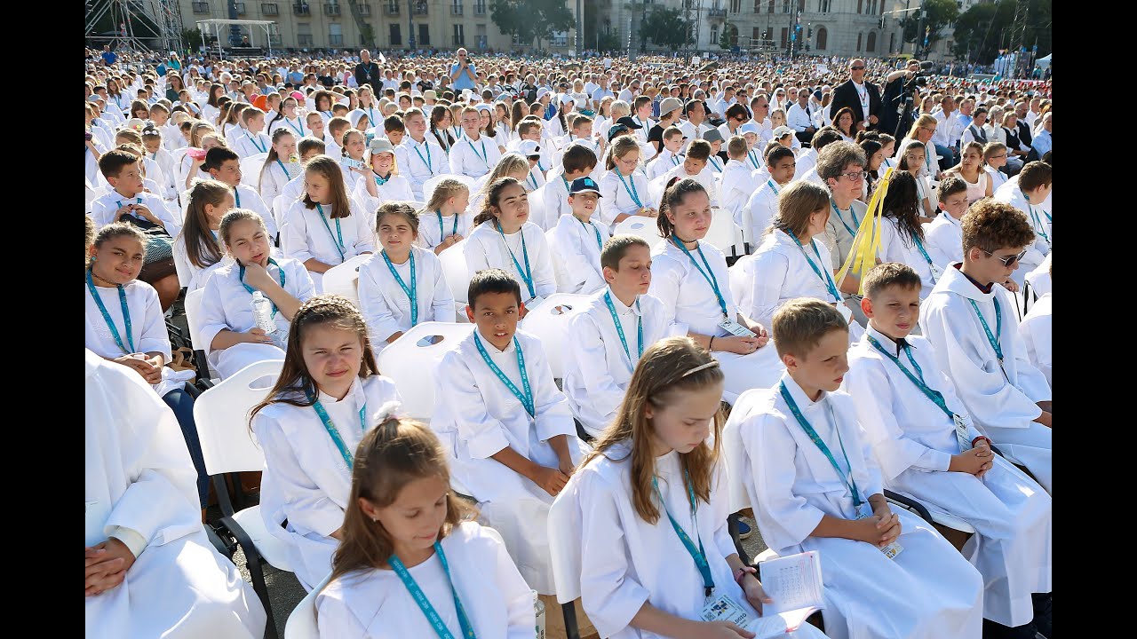 Nyitó szentmise a Hősök terén - 52. Nemzetközi Eucharisztikus Kongresszus - 2021.09.05.