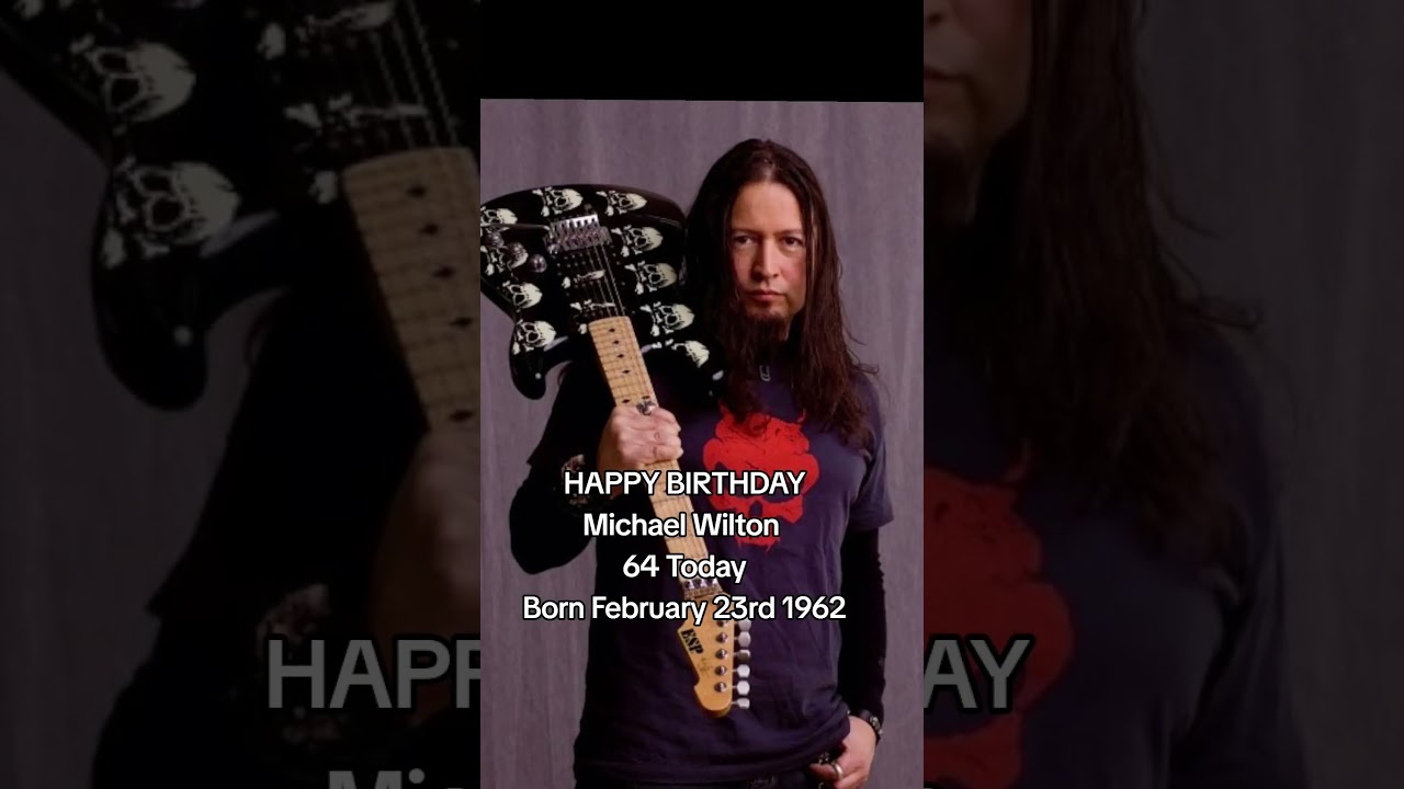Michael Wilton Happy Birthday Queensryche Guitarist #news #shorts #onthisday