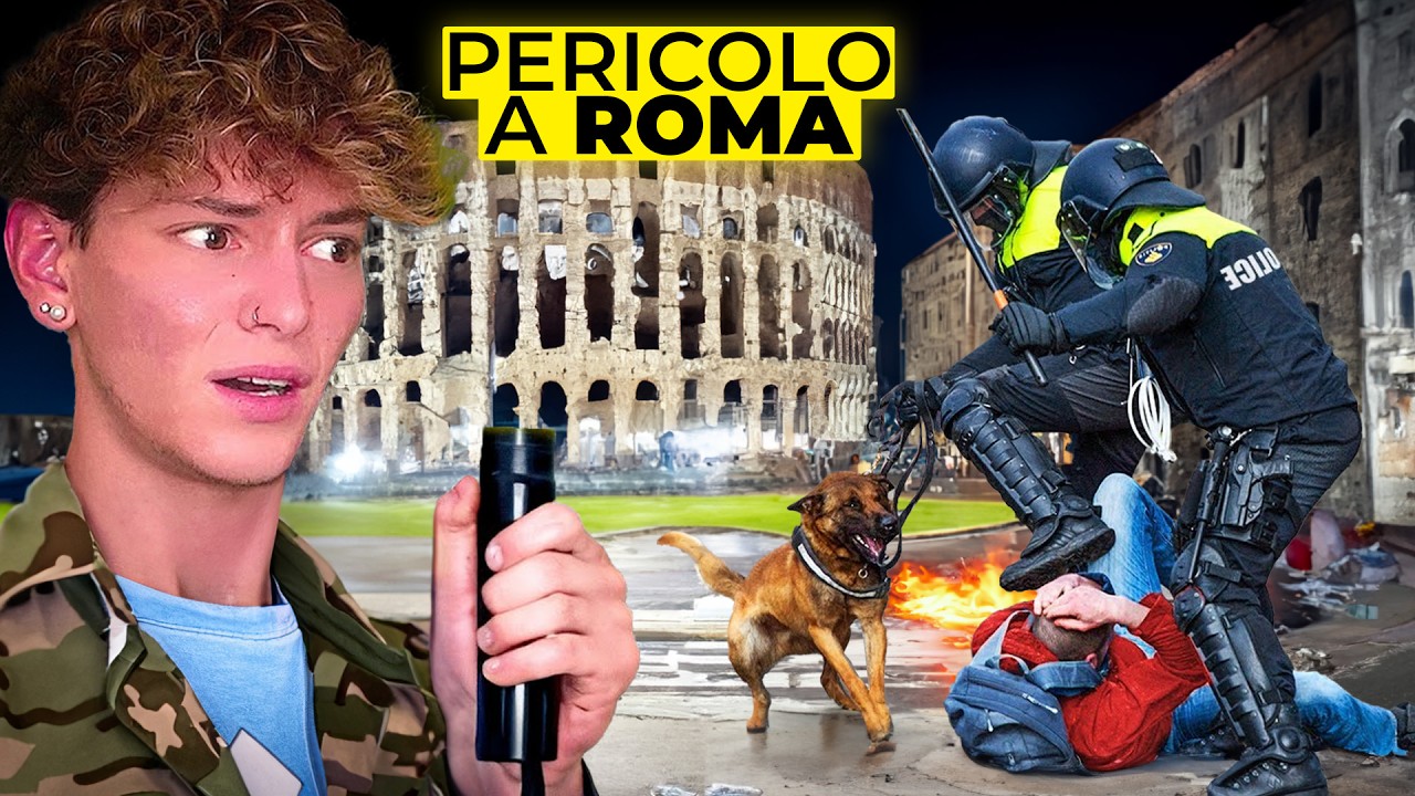 Notte nei quartieri pi&ugrave; PERICOLOSI di Roma...