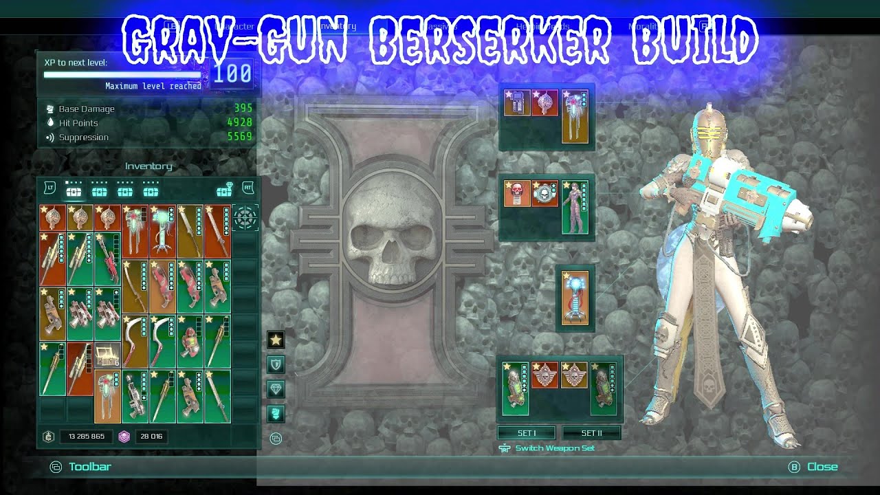 Grav-Gun Berserker build / Warhammer 40k / Inquisitor martyr build 2023 / w40k