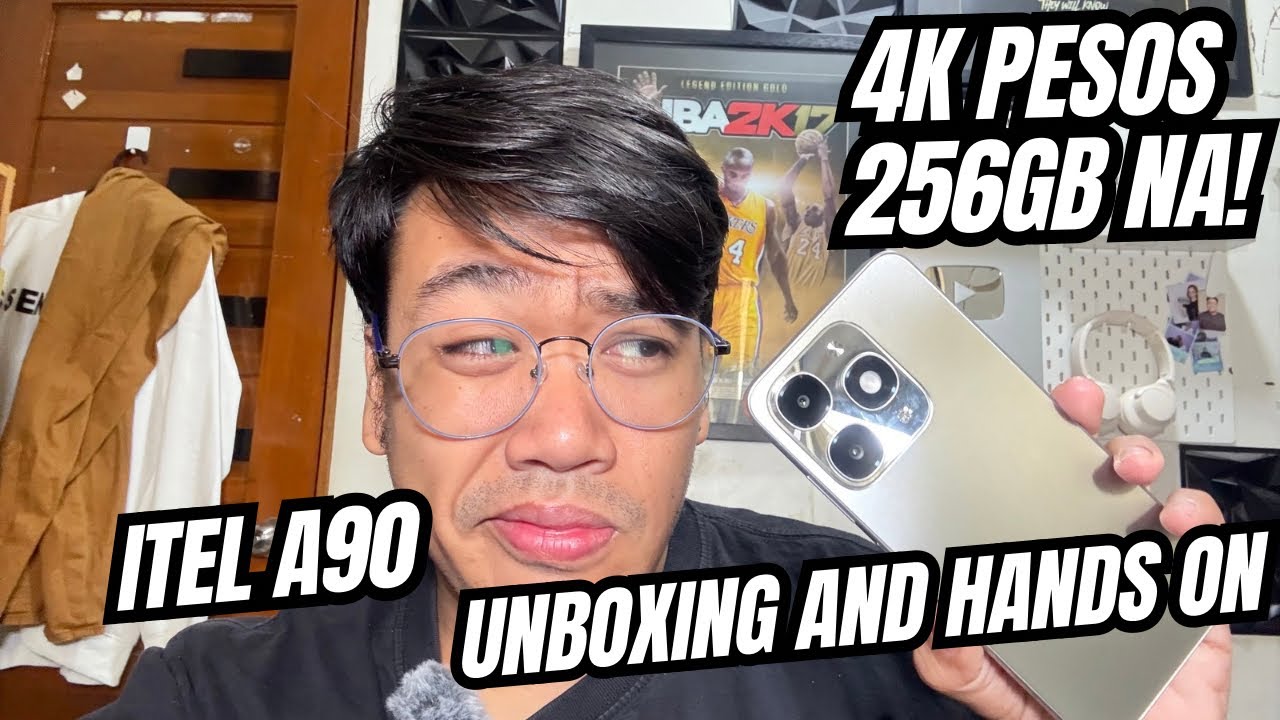 ITEL A90 UNBOXING AND HANDS ON: 256GB STORAGE SA HALAGANG 4K PESOS LANG?!