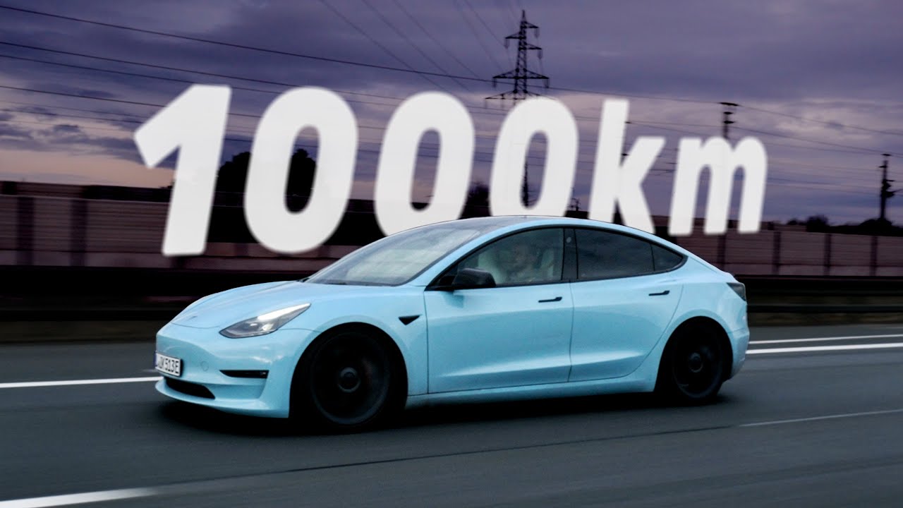 1.000km in 24h mit dem Tesla Model 3 Performance 😳 - Meine Erfahrung