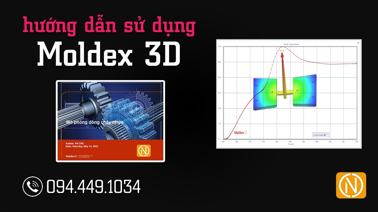 Mô phỏng dòng nhựa với Moldex 3d